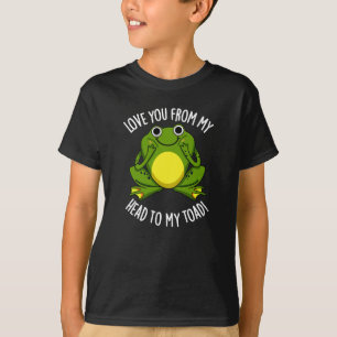 Kärlek från mitt huvud till min Mörk BG T Shirt