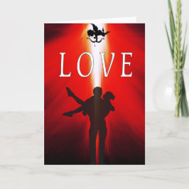 Kärlek från ovan helgkort