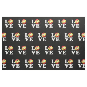 Kärlek från Spanien som ler flagga Tyg