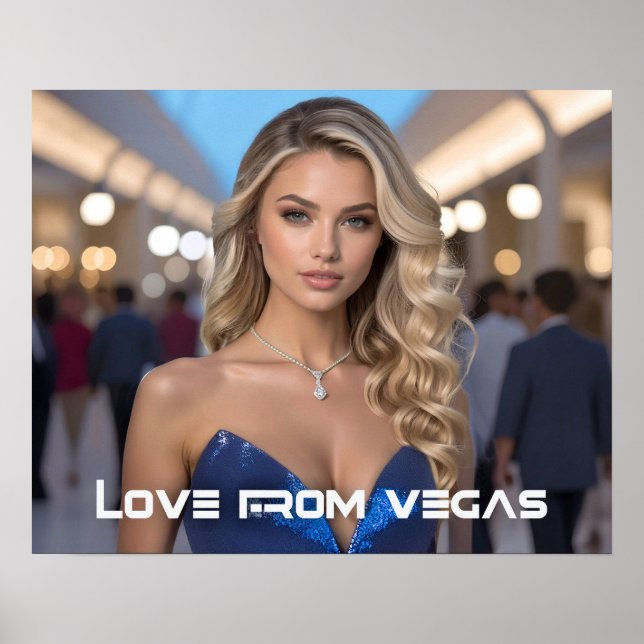 KÄRLEK FRÅN VEGAS POSTER (Framsidan)