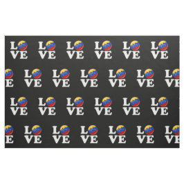 Kärlek från Venezuela som ler flagga Tyg