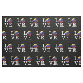 Kärlek från Venezuela som ler flagga Tyg