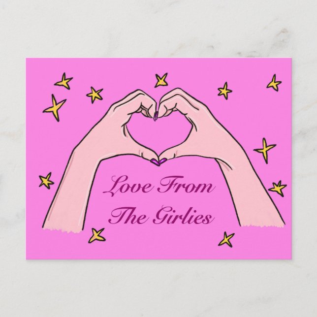 Kärlek från vykort för Flickaktigtar (Framsida)