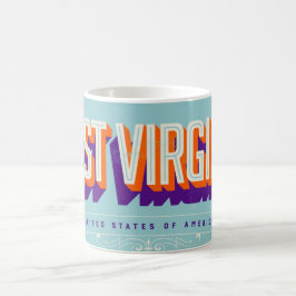 KÄRLEK från West Virginia USA Kaffemugg