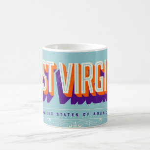KÄRLEK från West Virginia USA Kaffemugg