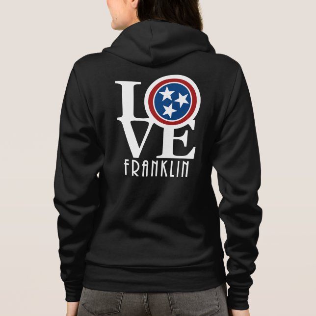 KÄRLEK Franklin Tennessee T Shirt (Baksida)