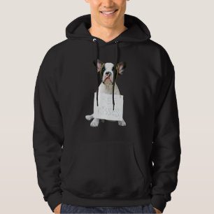 Kärlek Fransk Bulldog Frenchie Mamma Pappa Hund Pu Hoodie