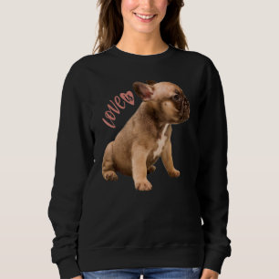 Kärlek Fransk Bulldog Frenchie Mamma Pappa Hund Pu T Shirt