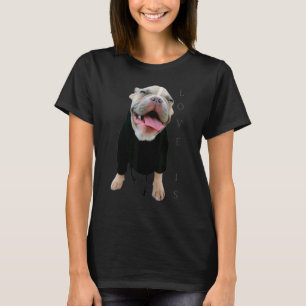 Kärlek Fransk Bulldog Frenchie Mamma Pappa Hund Pu T Shirt