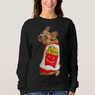 Kärlek Fransk Bulldog Frenchie Mamma Pappa Hund Pu T Shirt