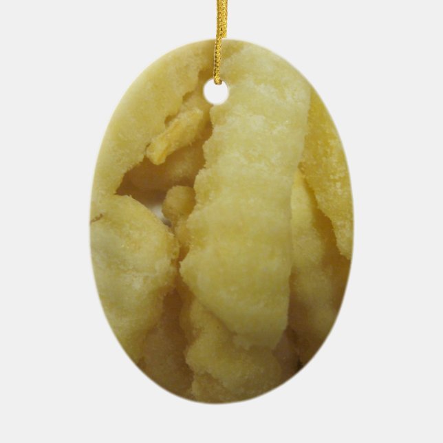 Kärlek Fransk Fries Julgransprydnad Keramik (Framsidan)