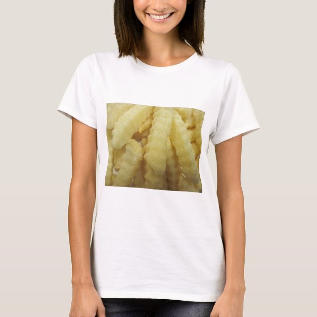 Kärlek Fransk Fries T Shirt (Framsida)