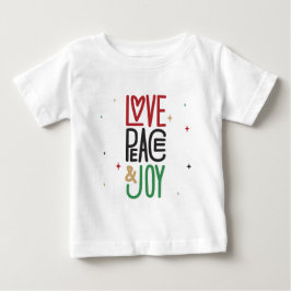 Kärlek, fred och glädje t shirt