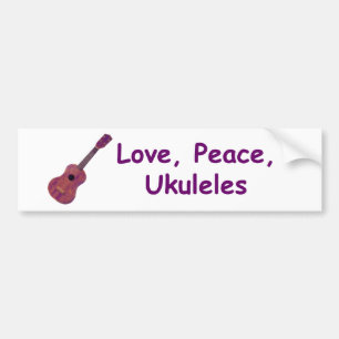 Kärlek fred, Ukuleles Bildekal