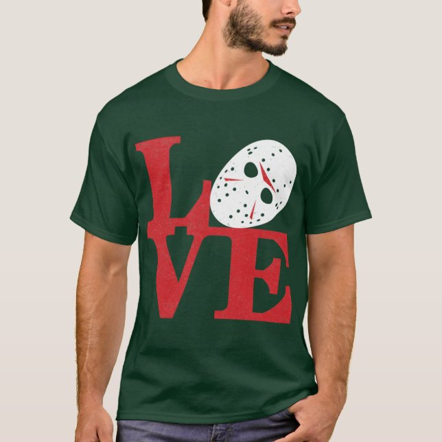 KÄRLEK Fredag den 13:e T Shirt (Framsida)