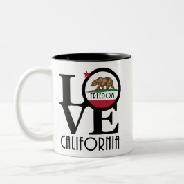 KÄRLEK Freedom California 11oz Två-Tonad Mugg
