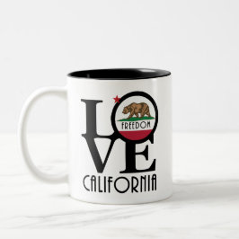 KÄRLEK Freedom California 11oz Två-Tonad Mugg