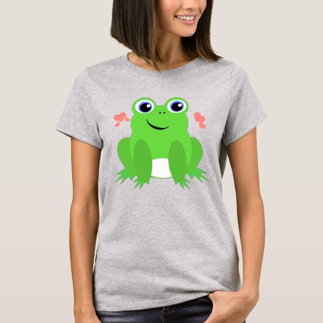 Kärlek Frog Tee Shirt (Framsida)
