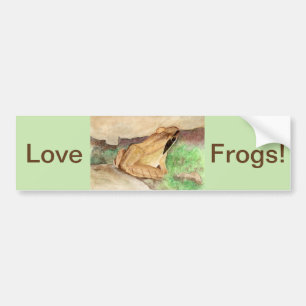 Kärlek Frogs! Bildekal