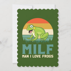 Kärlek Frogs Flata hälsningskort Inbjudningar