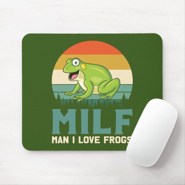 Kärlek Frogs Mousepad Musmatta (Med mus)