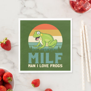 Kärlek Frogs Pappra blöjor Pappersservett