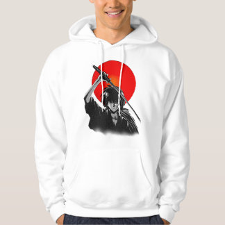 Kärlek Funny Man Anime Samurai Japansk Champloo-kl Hoodie