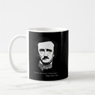 Kärlek Funny Man KriminalEdgar-detektiv Allan Poe Kaffemugg