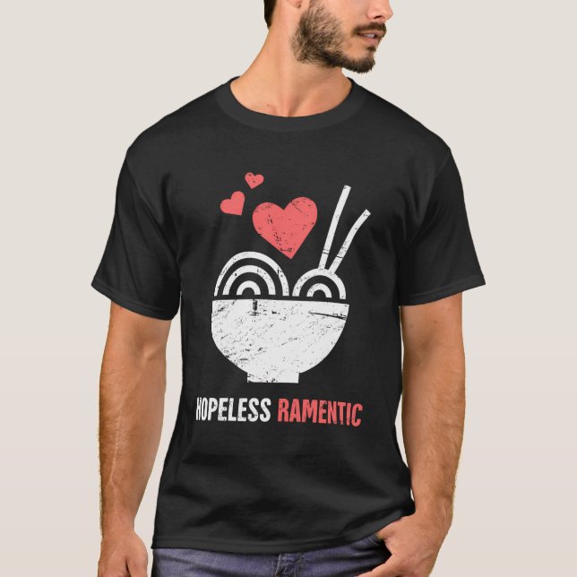 Kärlek Funny Ramen Noodles Älskare japansk Food Ra T Shirt (Framsida)
