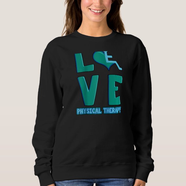 Kärlek Fysikalisk Spara Hjärtat lever PTA Physiot T Shirt (Framsida)