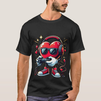 Kärlek Game Controller Shirt,Valentines day Shirt T