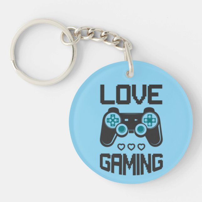 Kärlek Gaming Nyckelring (Framsidan)