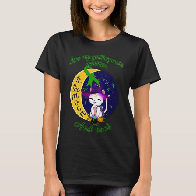 kärlek gastropares krigare till måne och tillbaka t shirt (Framsida)