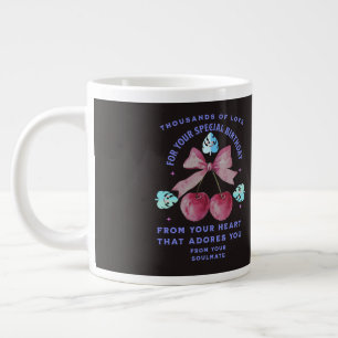 KÄRLEK GÅVA MAMMA PAPPA SYSTER BROR BOSS LÄRARE JUMBO MUGG
