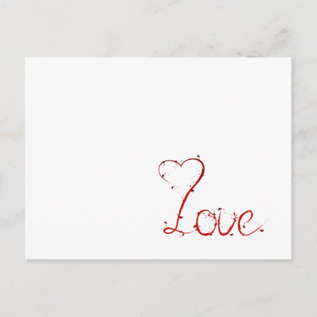 Kärlek-gåvor Vykort (Framsida)