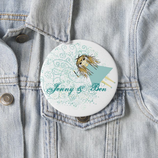 Kärlek ge oss en Fairy Tale Bröllop Knapp (In Situ)