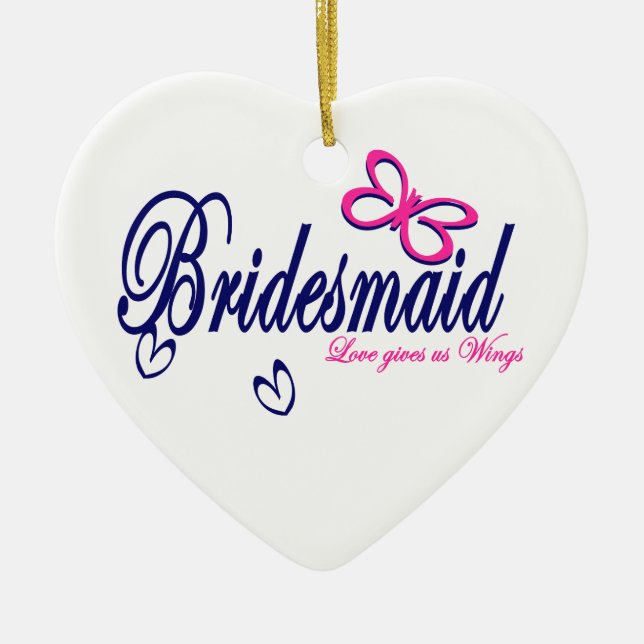 Kärlek Ge, Vingar Julgransprydnad Keramik (Framsidan)