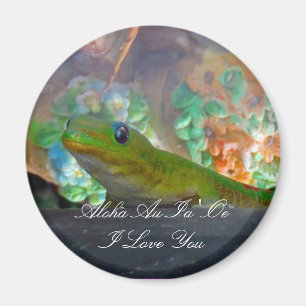 Kärlek Gecko Magnet