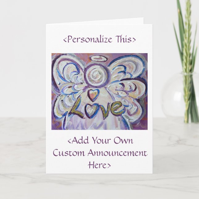 Kärlek-gelhälsningskort Helgkort (Framsida)