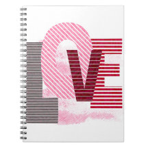 Kärlek Geometric Magenta Brev
