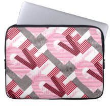 Kärlek Geometric Magenta Brev