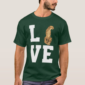 Kärlek Gepard pojke T Shirt