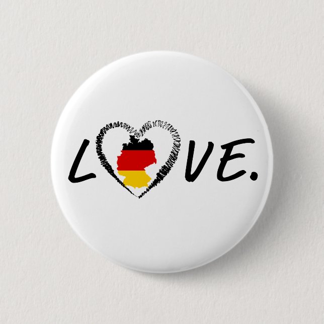 Kärlek Germany. Knapp (Framsida)