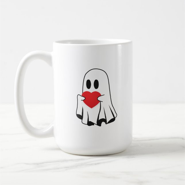 Kärlek Ghost Kaffemugg (Vänster)