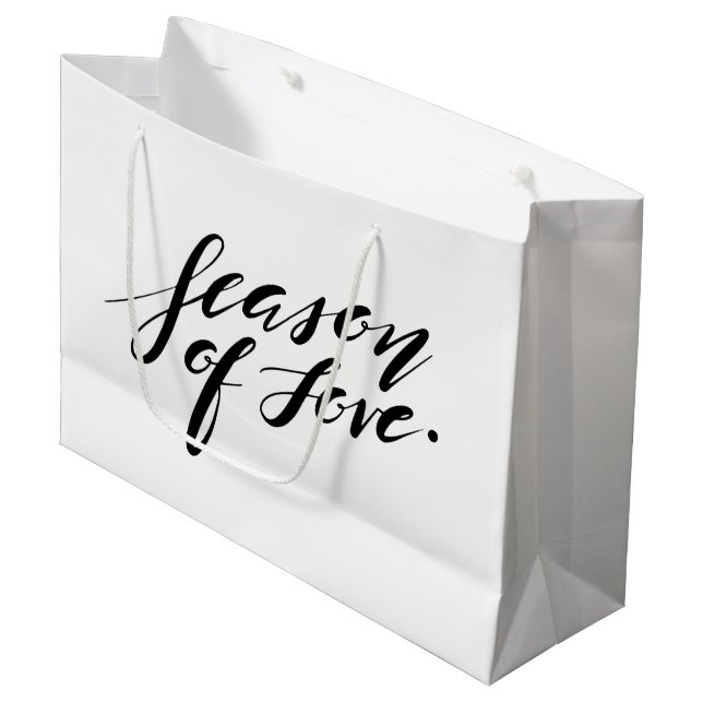 kärlek Gift Bag-manuskriptsäsongen (Framsidan Vinklad)