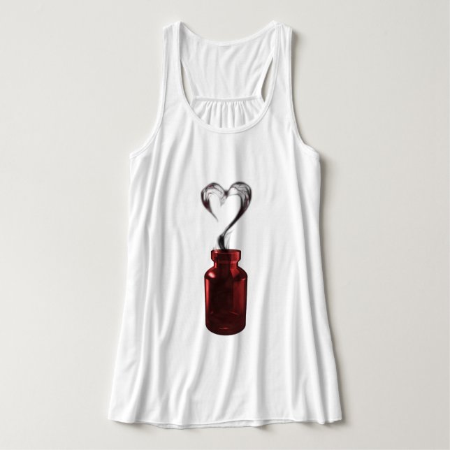 kärlek gift linne med racerback  (Design framsida)