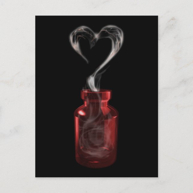 kärlek gift vykort (Framsida)