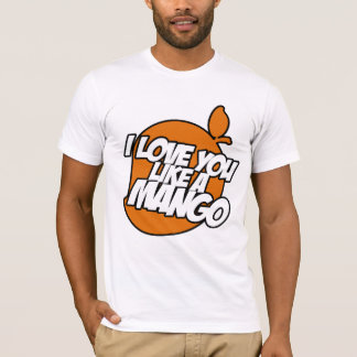 Kärlek gillar du en mangoutslagsplats t shirt