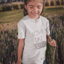 Kärlek gillar Jesus Girl T Shirt