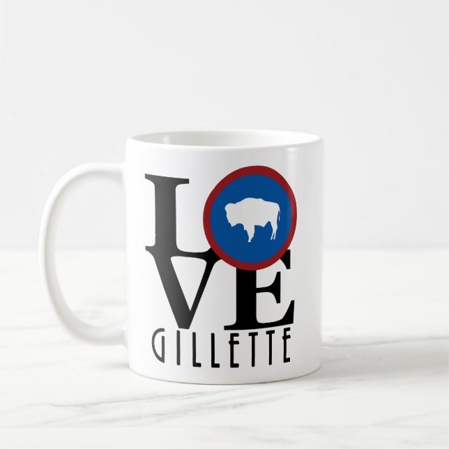 KÄRLEK Gillette Wyoming 11oz Kaffemugg (Vänster)